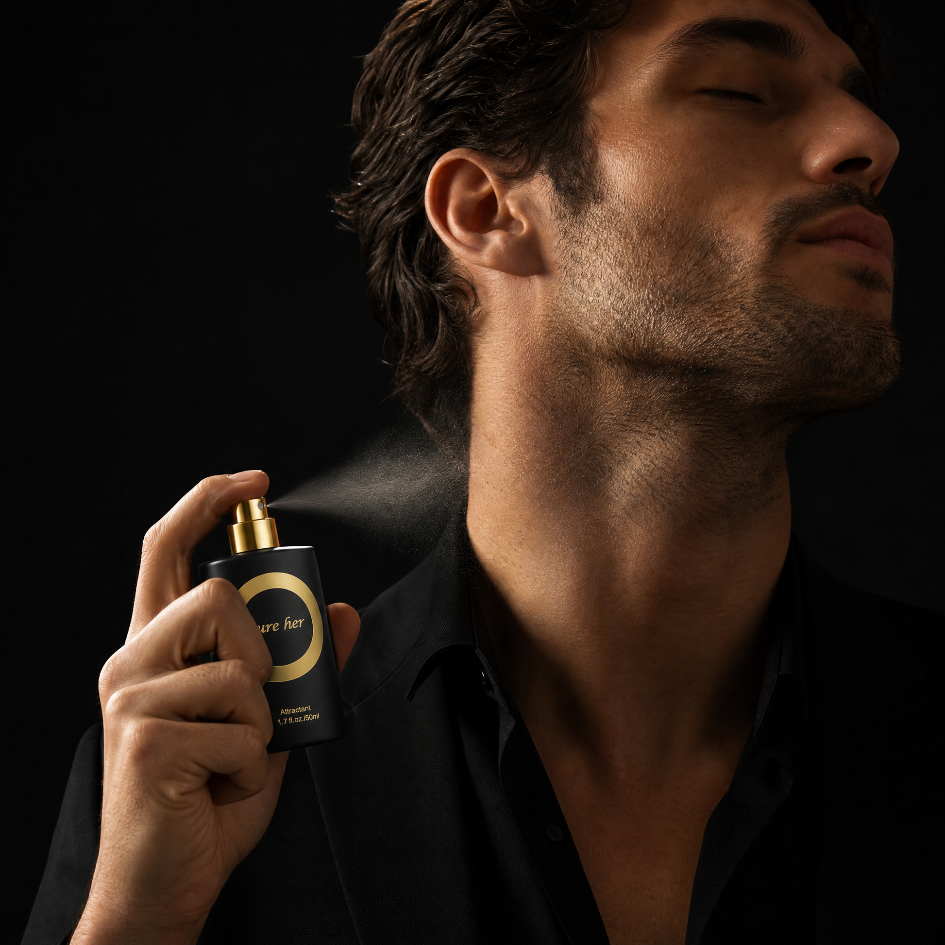 Aplicacion de Aroma Alpha en el cuello